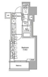 ザ・パークハビオ新御徒町 209 間取り図