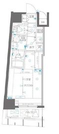 ZOOM横浜関内 10階 間取り図