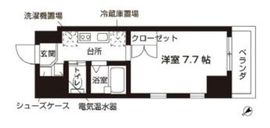 ローズウッド・ハイツ門前仲町 1207 間取り図