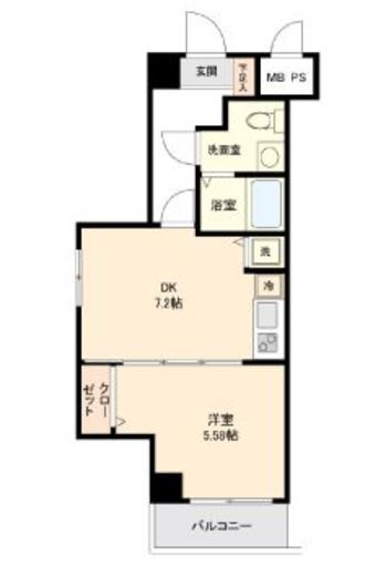コンフィアンサ等々力 301 間取り図