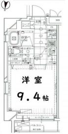 レガリス門前仲町パークサイド 5階 間取り図