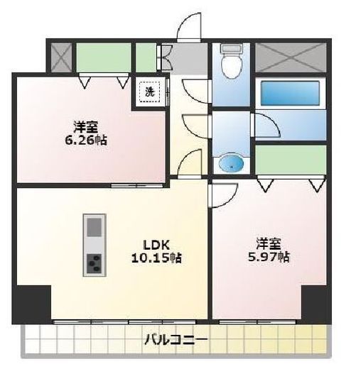 メゾン・ド・ヴィレ日本橋浜町 13階 間取り図