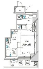 ディアレイシャス横浜WEST 201 間取り図