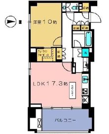 広尾ガーデンフォレスト 4階 間取り図