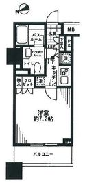 シティタワー横濱 4階 間取り図