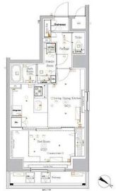 GENOVIA川崎Ⅲ (ジェノヴィア川崎Ⅲ) 6階 間取り図