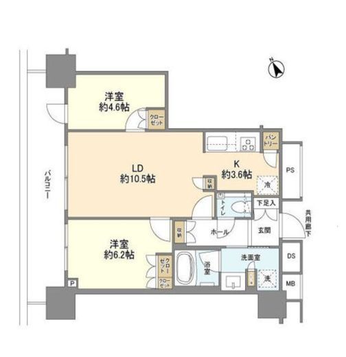 THE TOWER JUJO (ザ・タワー十条) 14階 間取り図