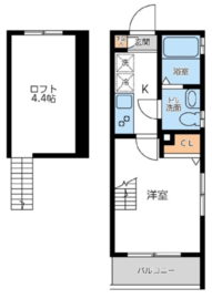 CITY SPIRE西新宿 (シティスパイア西新宿) 306 間取り図
