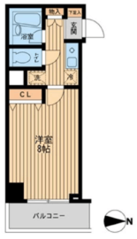 ドゥーエ西大島 214 間取り図