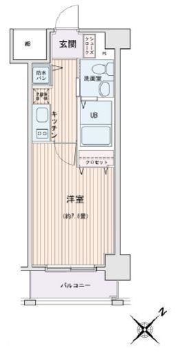 HF門前仲町レジデンス 303 間取り図