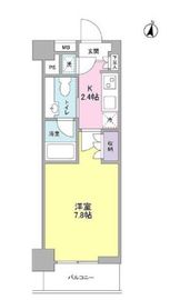 プレディアスタイル池上南WEST 604 間取り図