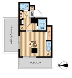 ドゥーエ西大島 802 間取り図