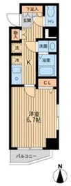 ドゥーエ東陽町 605 間取り図