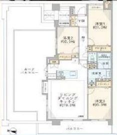 クリオレジダンス東京 8階 間取り図