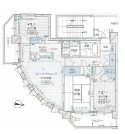 リブゼ横浜クレインモール 6階 間取り図
