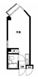 ウィン神田 8階 間取り図