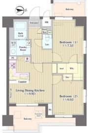 トーク西池袋ウェルフォート 901 間取り図