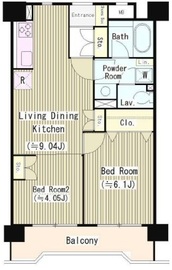 パルティーレ西落合 503 間取り図