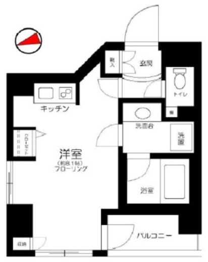 インシティ浜松町 3階 間取り図