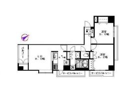 東急ドエルアルス渋谷八幡坂 4階 間取り図