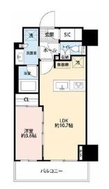 パークリュクス神田多町 8階 間取り図
