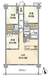 エクセレントシティ日吉本町ガーデン 1階 間取り図
