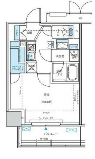 リージア海老名ビナフロント 701 間取り図
