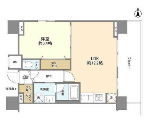 メインステージ元浅草Ⅱ 11階 間取り図