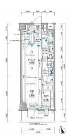 デュオステージ横濱赤門通り 7階 間取り図