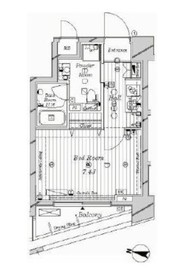 メインステージ中目黒 4階 間取り図
