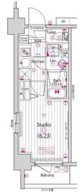 グランド・ガーラ横浜 3階 間取り図