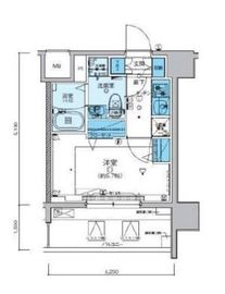 リヴシティ横濱新川町弐番館 6階 間取り図