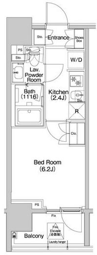 コンフォリア品川EAST 403 間取り図