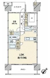 プラウドシティ池袋本町 9階 間取り図