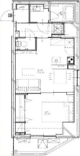 G&J門前仲町 501 間取り図