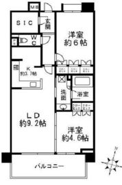 クリオ横浜杉田 4階 間取り図
