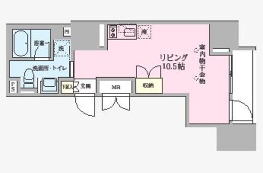 V-style入谷 201 間取り図
