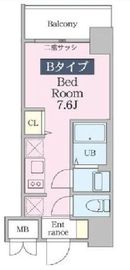 ファインプレイス川崎 702 間取り図