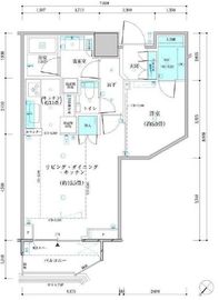 パークタワー勝どきミッド/サウス 33階 間取り図