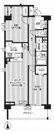 ピエス綱島 303 間取り図