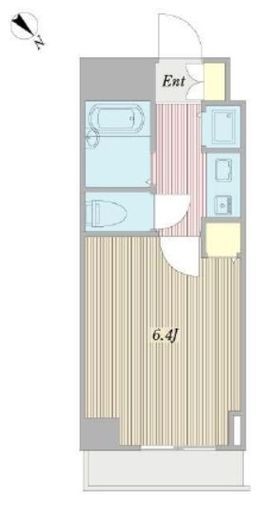 プロシード日本橋本町 408 間取り図