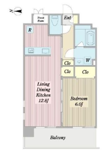 BLESS練馬 508 間取り図