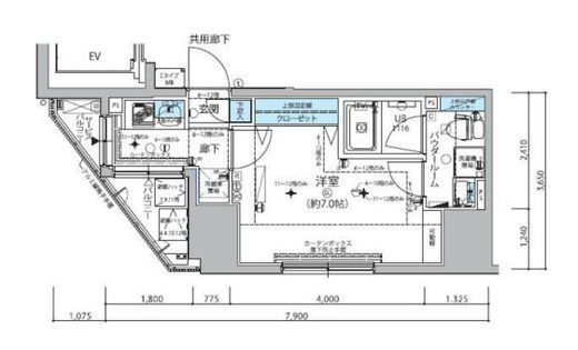 メインステージ信濃町 11階 間取り図
