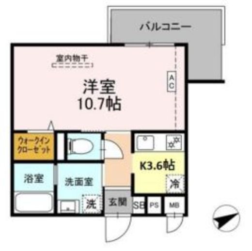 ロイジェントパークス西馬込 109 間取り図