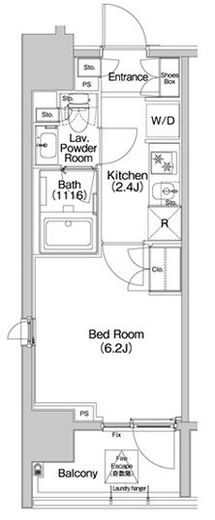 コンフォリア品川EAST 905 間取り図