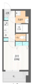 雷門江戸マンション 302 間取り図