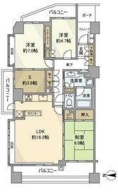 パークホームズ住吉南 6階 間取り図