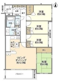 ドューエ永福フォーリア 3階 間取り図