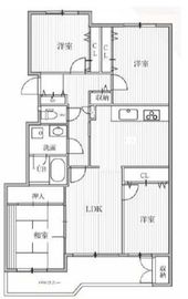 T's garden横浜反町 405 間取り図