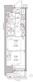クレイシアIDZ川崎 10階 間取り図